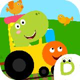 龙火车游戏--为小孩和学步儿童设计的龙游戏