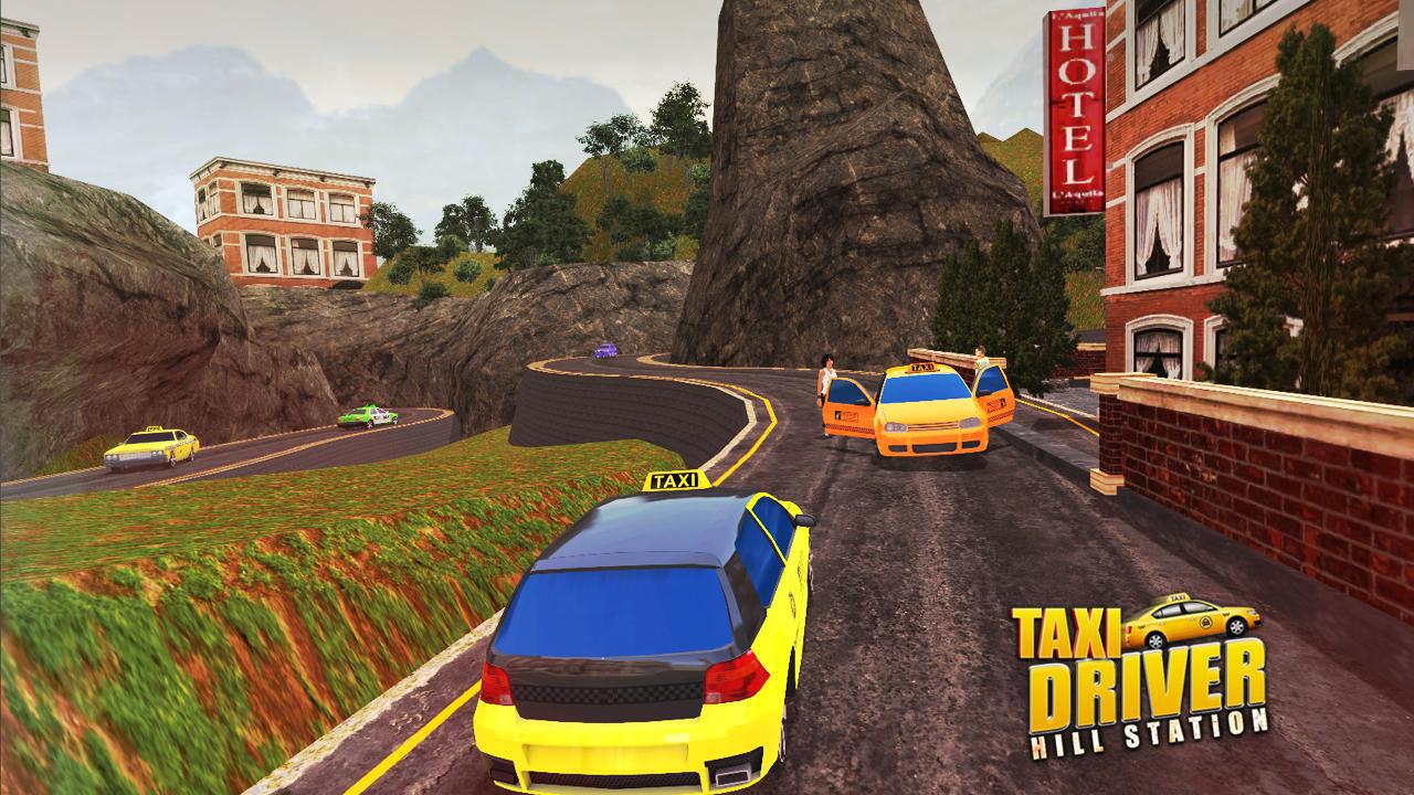 3D Taxi Driver - Hill Station_截图_5
