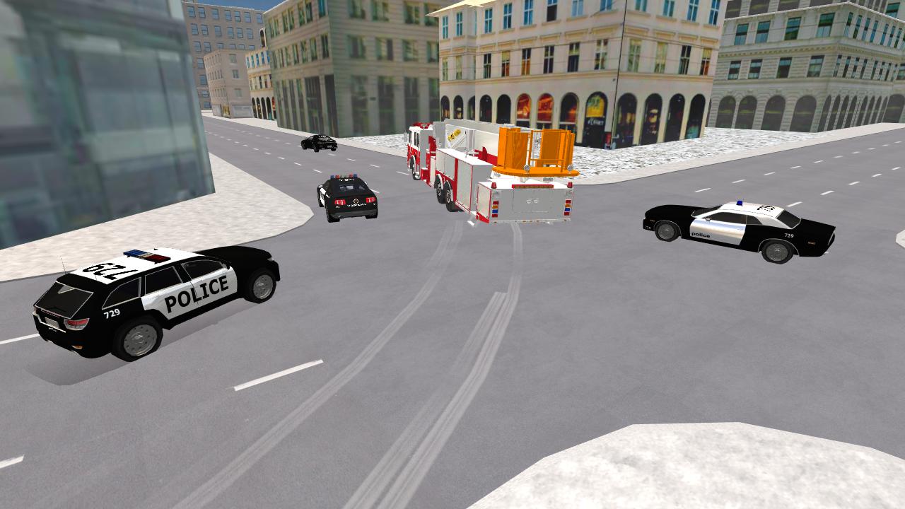 Fire Truck Driving Simulator_截图_2