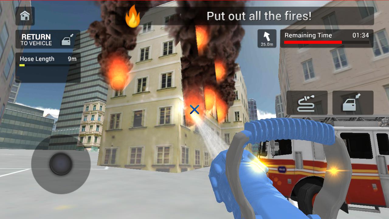 Fire Truck Driving Simulator_截图_3