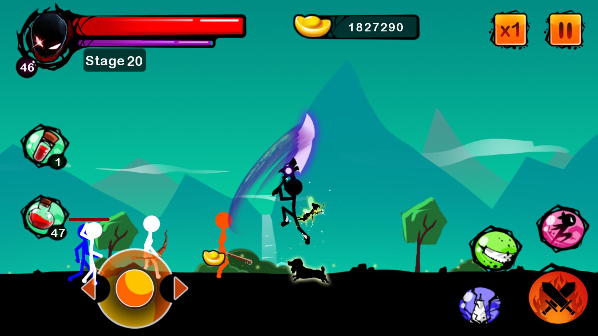 Stickman Ghost: Ninja Warrior: Action Game Offline_截图_5