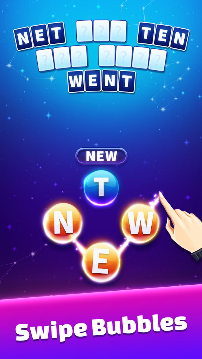 Word Stars - Letter Connect & Puzzle Bubble Game