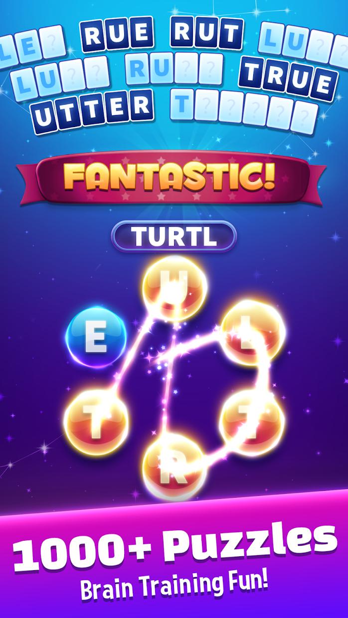 Word Stars - Letter Connect & Puzzle Bubble Game_截图_3