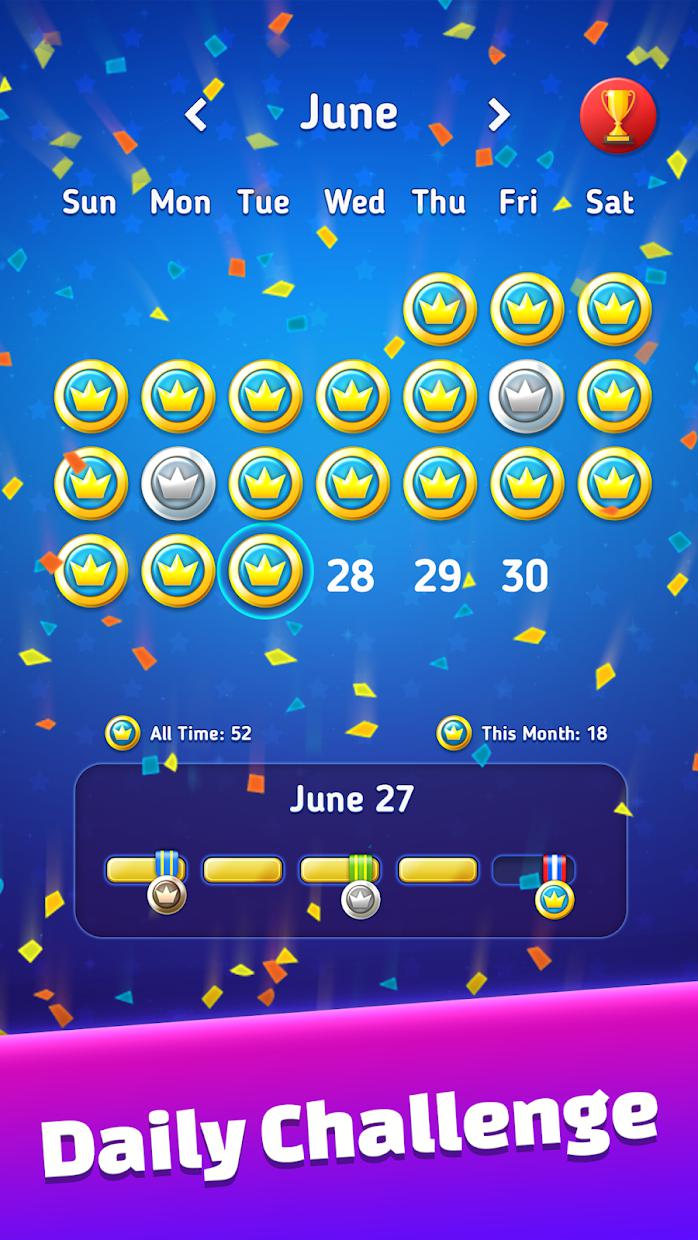 Word Stars - Letter Connect & Puzzle Bubble Game_截图_5