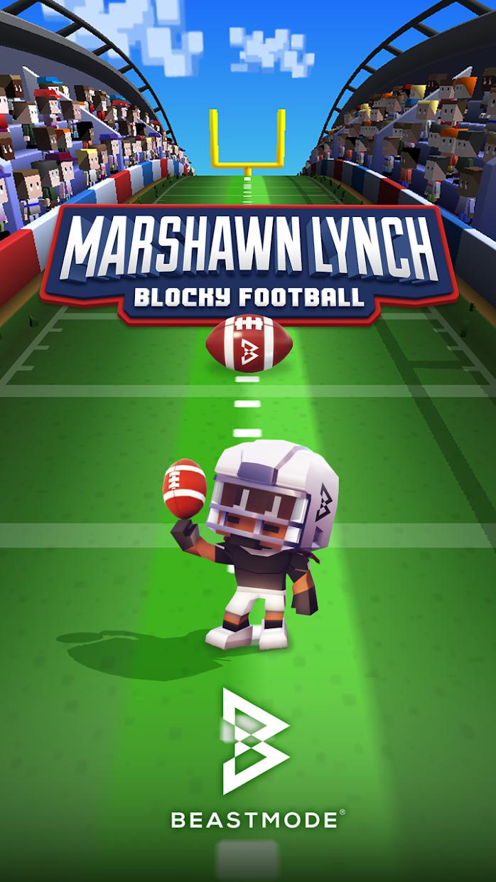 Marshawn Lynch Blocky Football