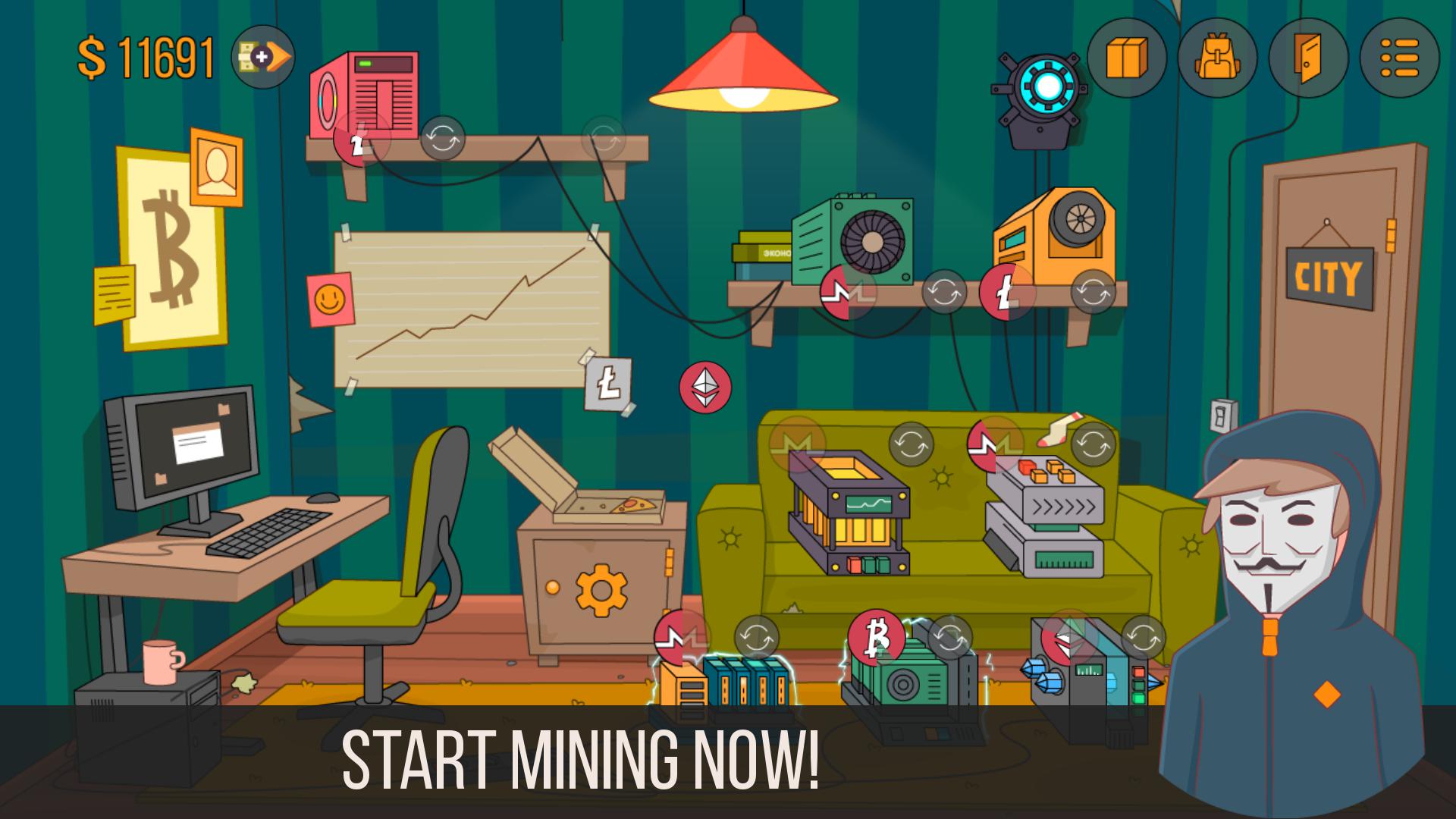 矿工 - 生活模拟器，商业游戏，点击器