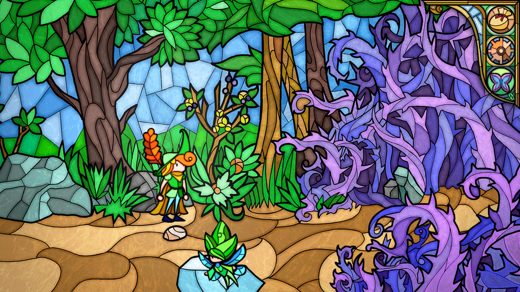 Little Briar Rose - A Stained Glass Adventure_游戏简介_图2