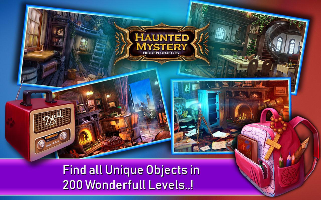 Hidden Object Games 200 Levels : Haunted Mystery_截图_3