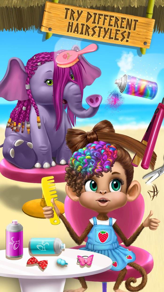 Jungle Animal Hair Salon 2 - Tropical Beauty Salon_截图_6