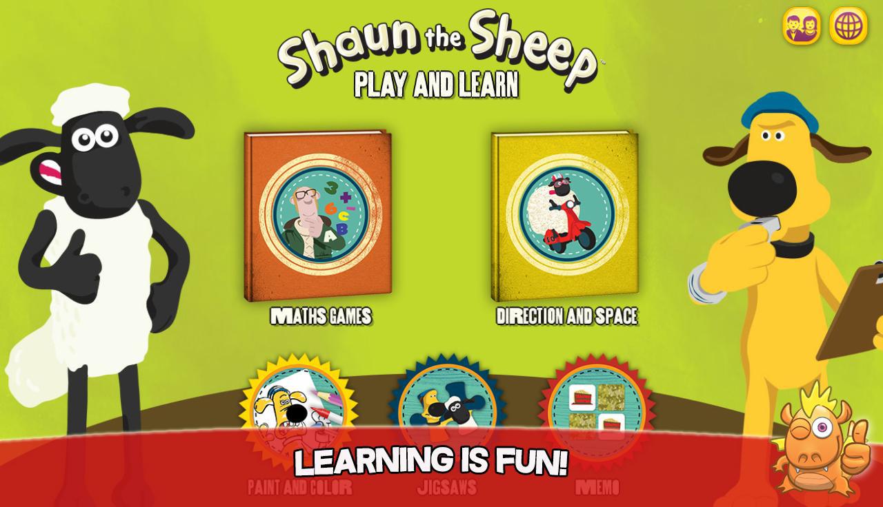 Shaun learning games for kids