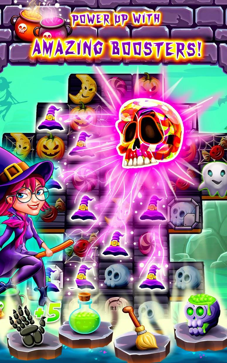 Witchdom - Candy Witch Match 3 Puzzle_截图_3