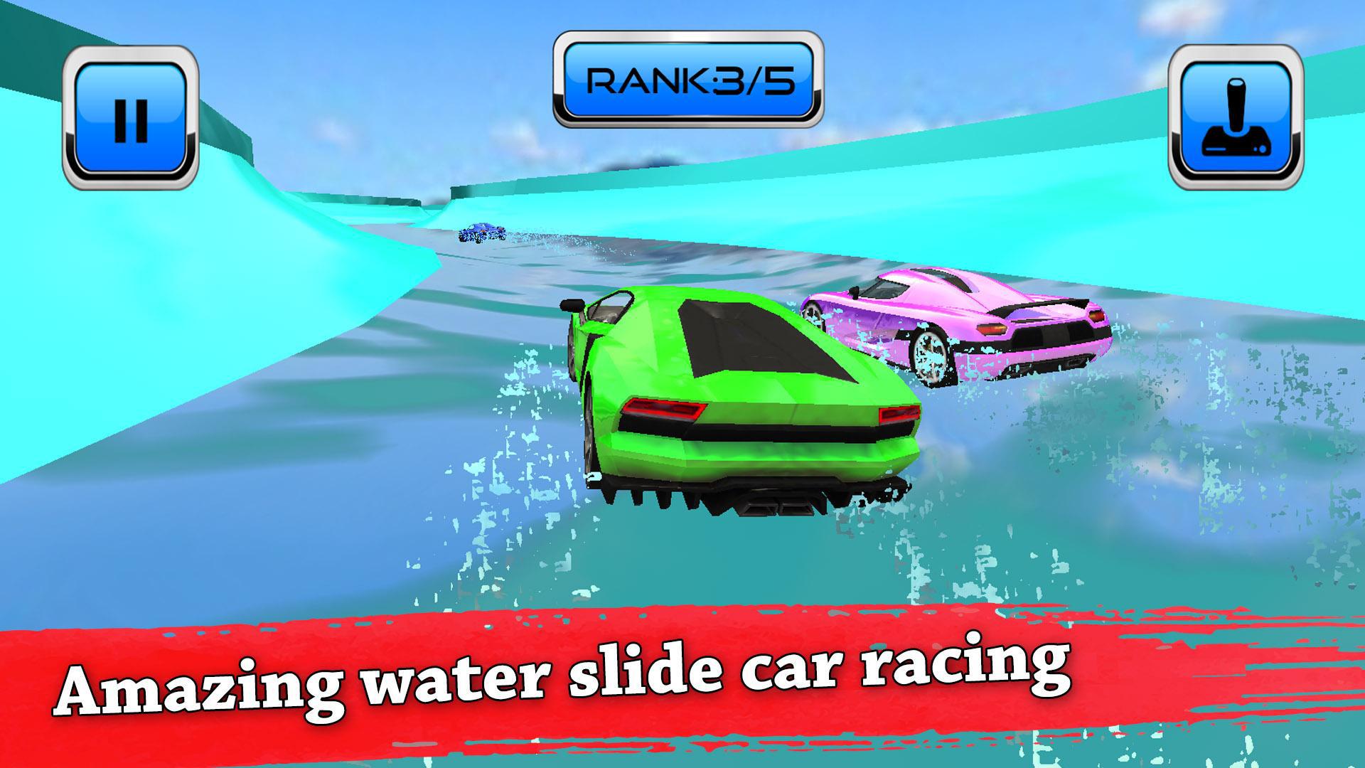 Waterpark Ride & Water Surfing Car Stunts & Slides_游戏简介_图4