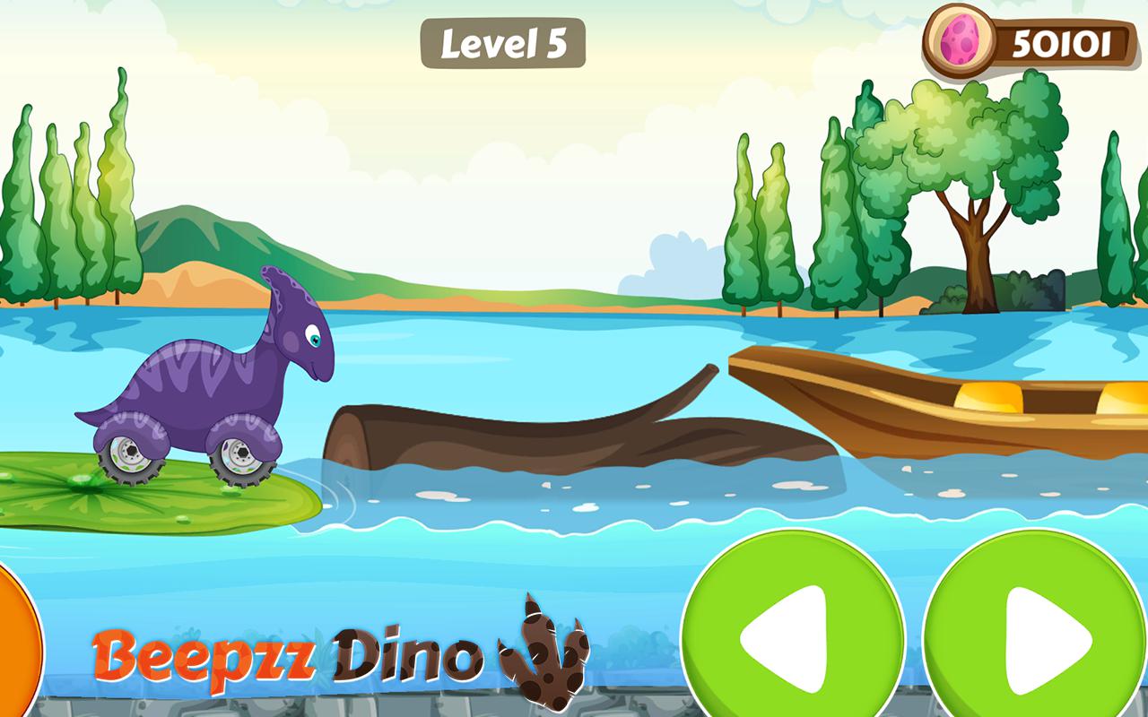 Racing game for Kids - Beepzz Dinosaur_截图_5