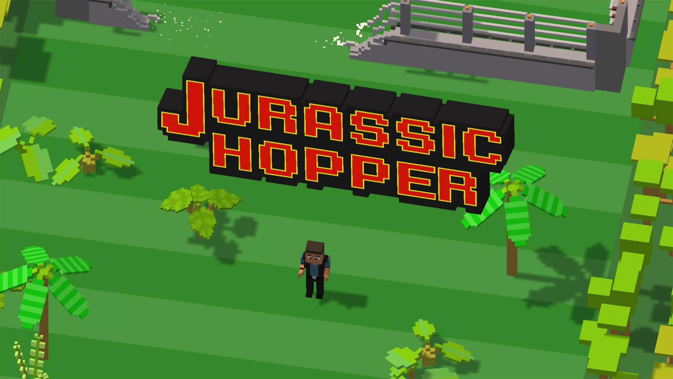 Jurassic Hopper: Crossy Dinosaur Shooter Game_截图_5