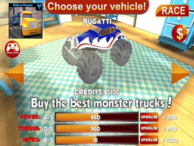 RC怪物卡车特技3D