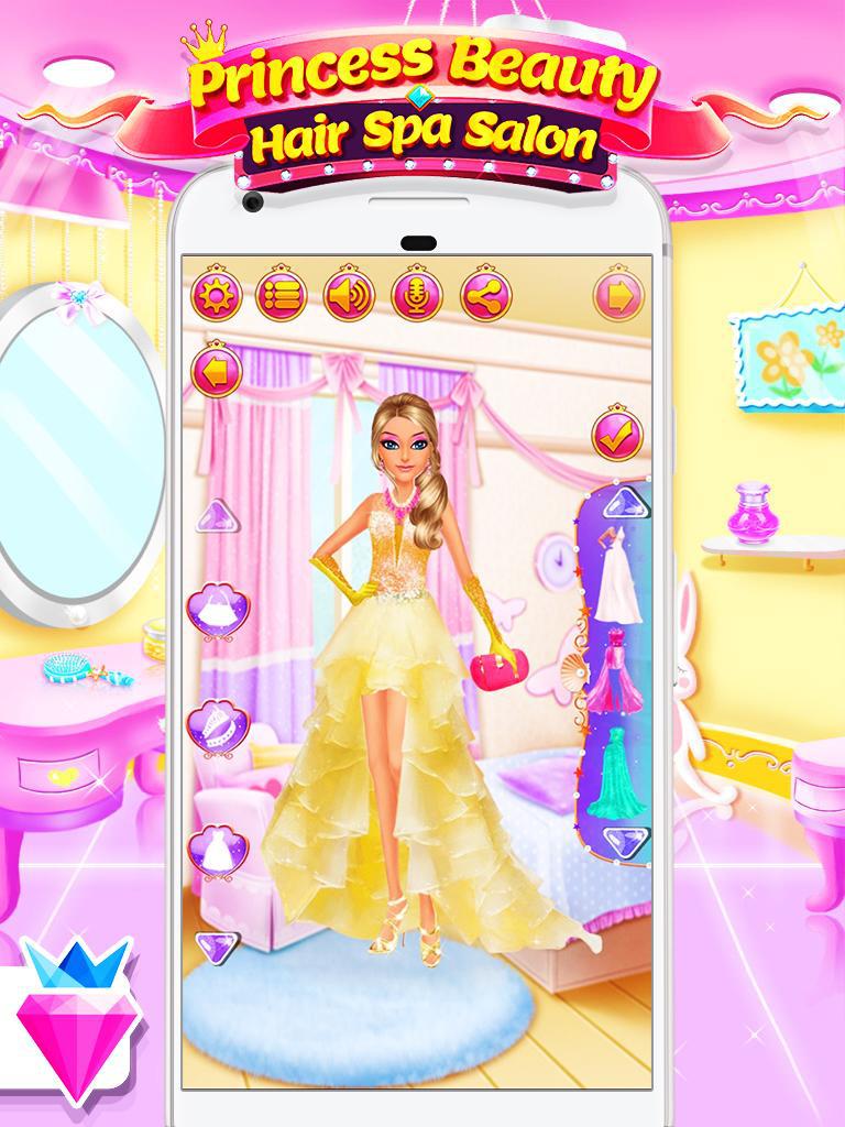 Princess Salon - Dress Up Makeup Game for Girls_截图_2
