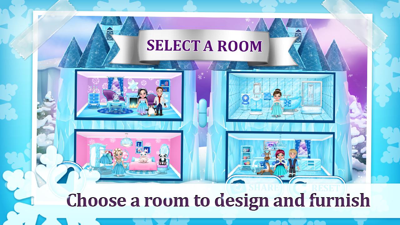 冬季城堡 - 公主游戏与家居装饰_截图_5