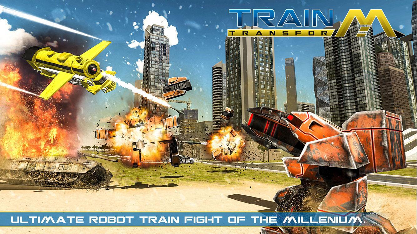 未来的机器人转型火车游戏_截图_4
