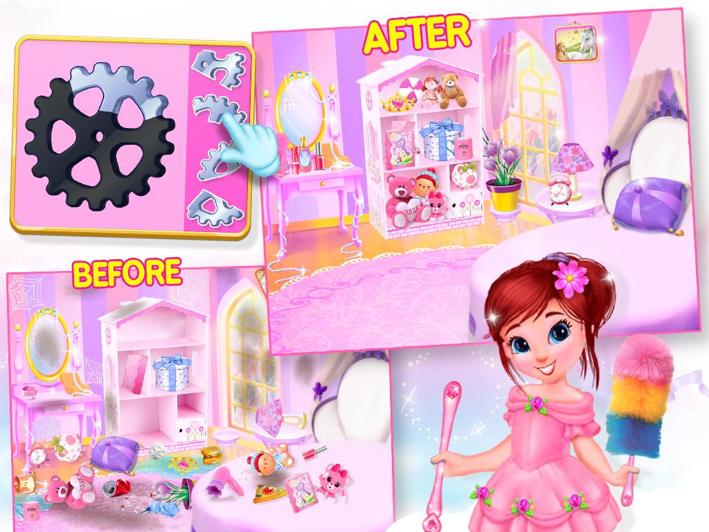 Princess House Cleanup For Girls: Keep Home Clean_游戏简介_图4