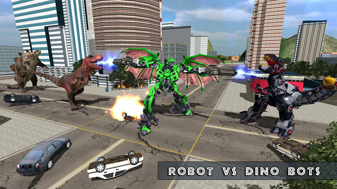 Dragon Robot Transform Game - Dinosaur World Fight_截图_4