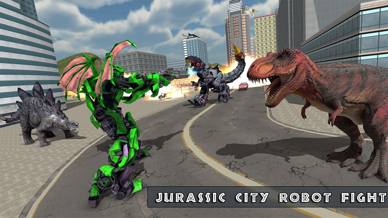 Dragon Robot Transform Game - Dinosaur World Fight_截图_5