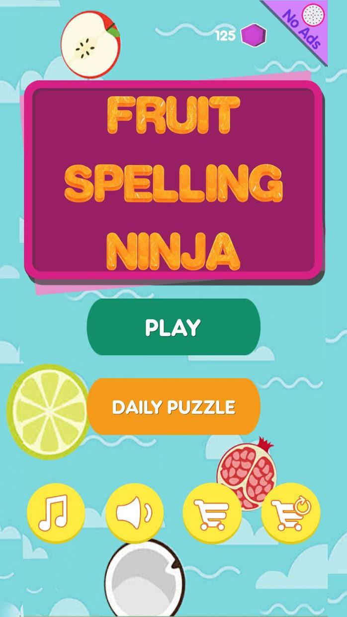拼字游戏：Fruit Spelling Ninja