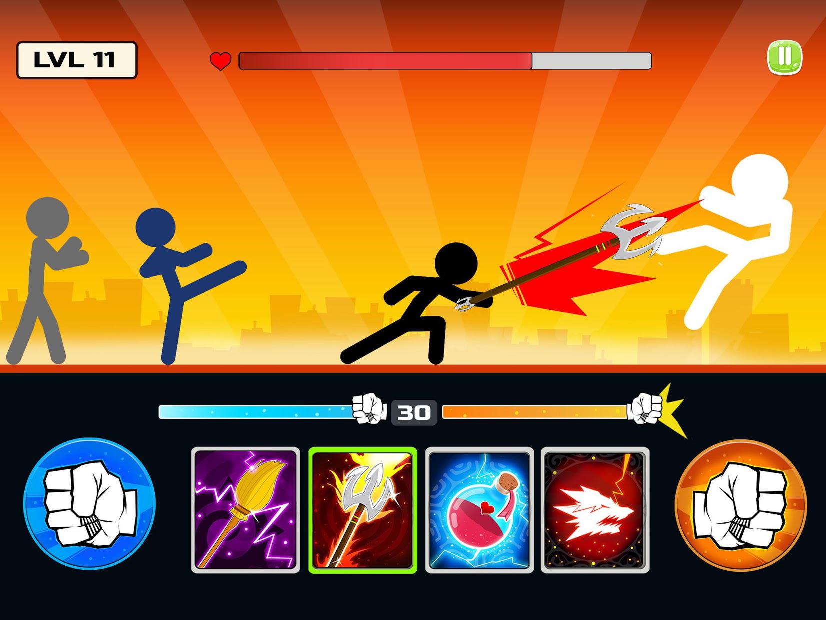 Stickman Fighter : Mega Brawl (stick fight game)_游戏简介_图2