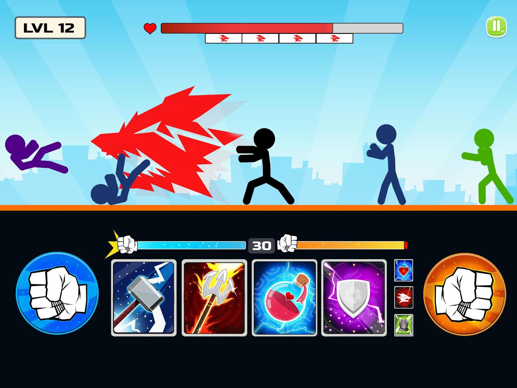 Stickman Fighter : Mega Brawl (stick fight game)_截图_4