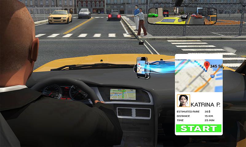 高峰时间出租车司机：纽约市出租车出租车游戏 Taxi Driver 2018_截图_5