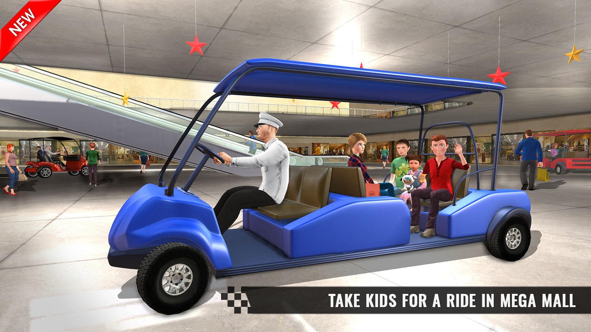 Shopping Mall Smart Taxi: Family Car Taxi Games_截图_4