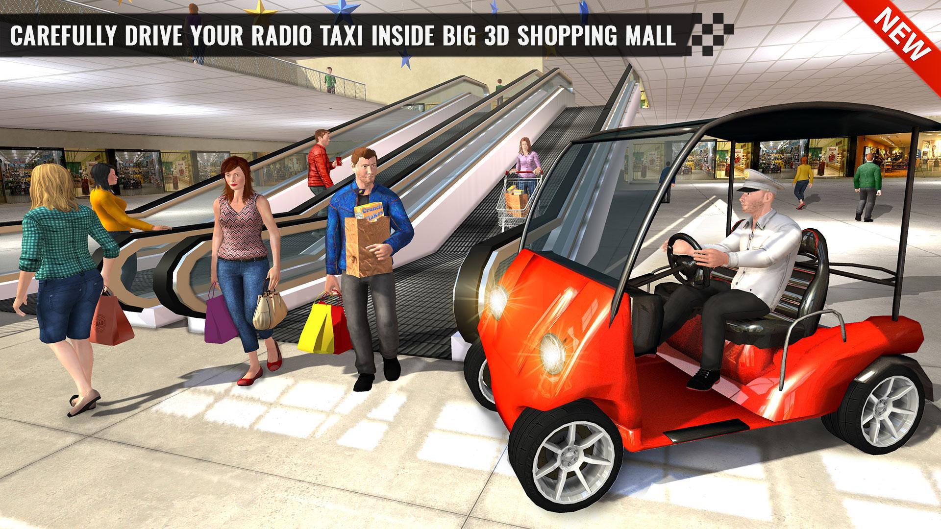 Shopping Mall Smart Taxi: Family Car Taxi Games_截图_5