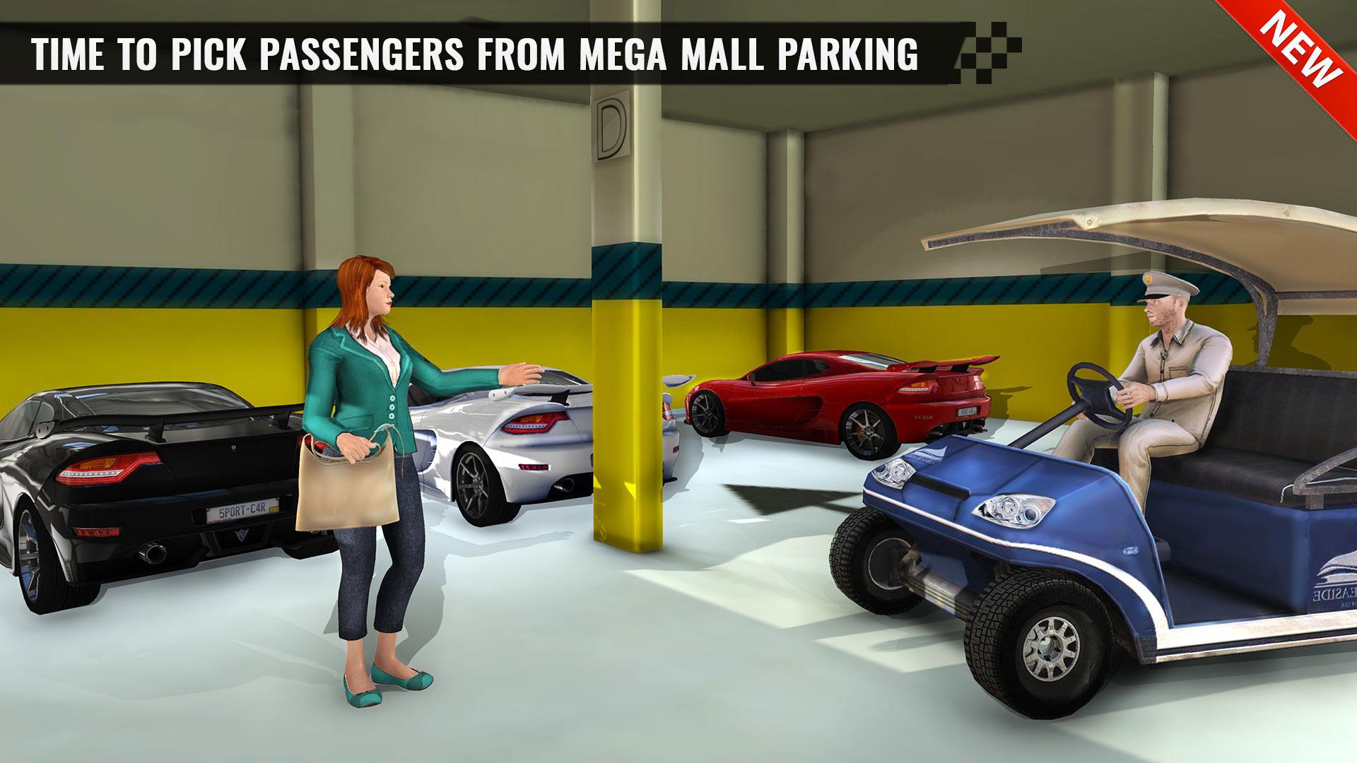 Shopping Mall Smart Taxi: Family Car Taxi Games_截图_6