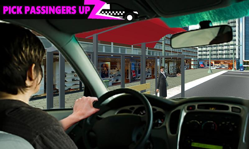 New York Taxi Duty Driver: Pink Taxi Games 2018_截图_4