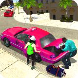 New York Taxi Duty Driver: Pink Taxi Games 2018