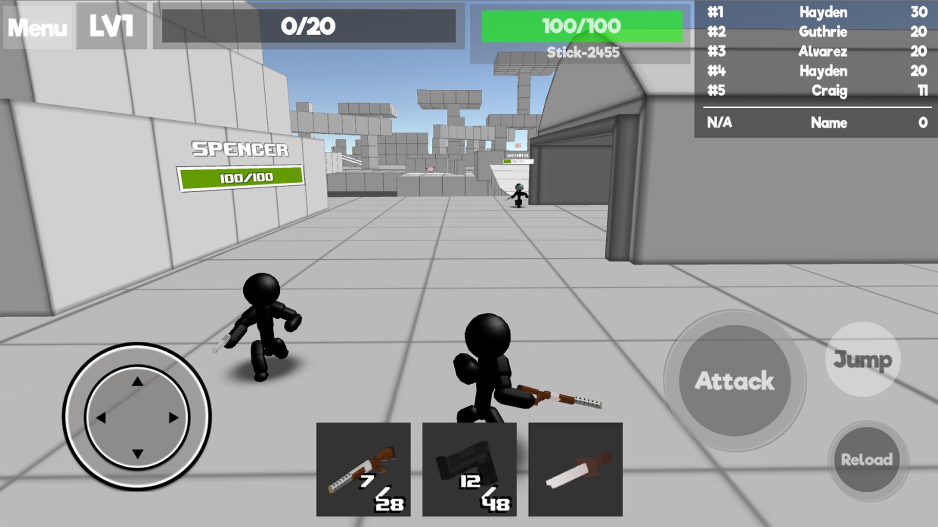 Stickman Unknown Battlegrounds_截图_2