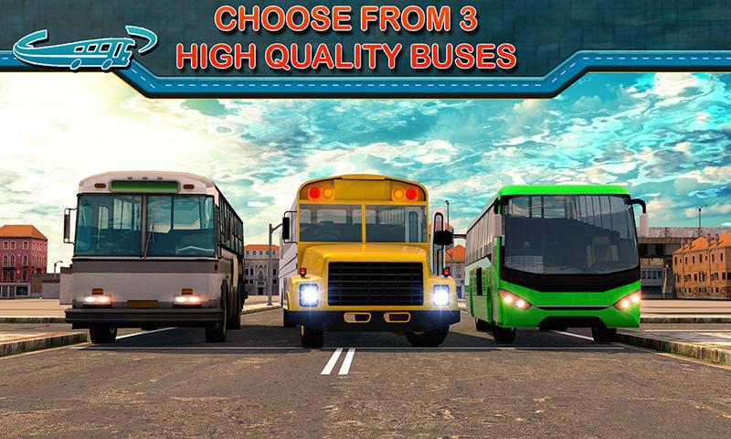 City Bus Driving Mania 3D_截图_4