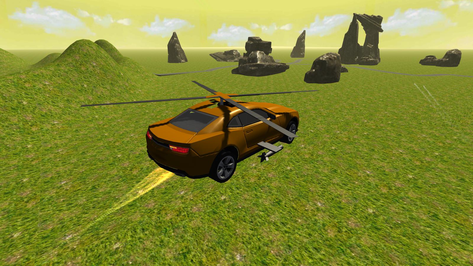 Flying Muscle Helicopter Car_游戏简介_图2