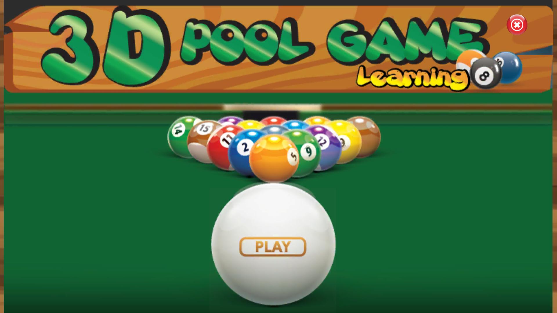 3D Pool Game Learning