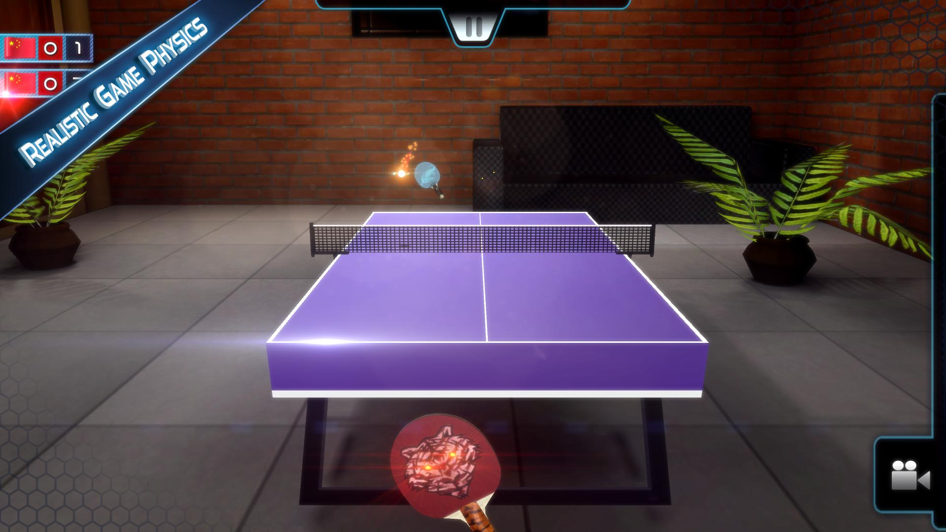 Table Tennis 3D Live Ping Pong_截图_3