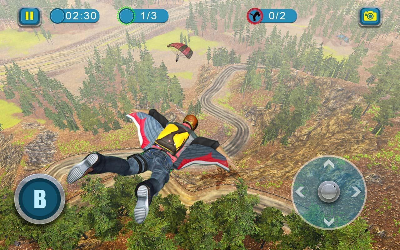 Wingsuit Simulator 3D - Skydiving Game_截图_4