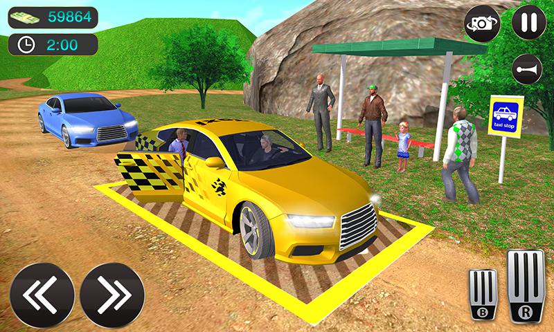 出租车司机游戏 - 越野出租车驾驶模拟器_截图_6