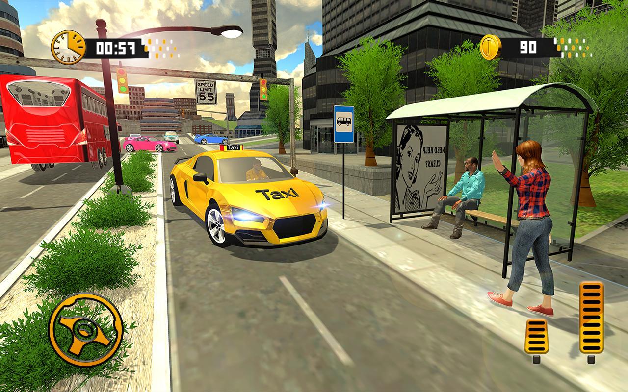 Taxi Driving Simulator Real Taxi Driver_截图_3