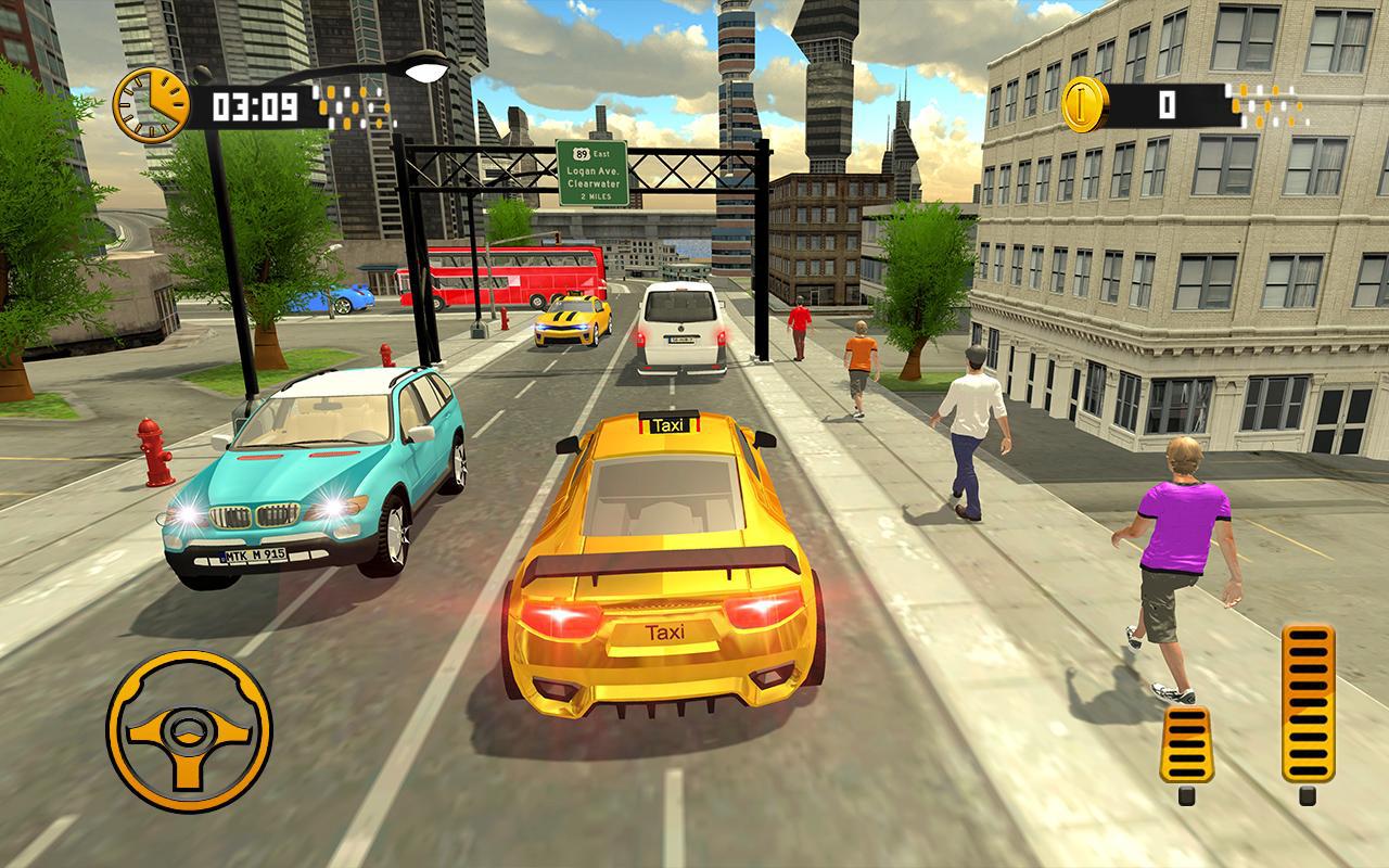 Taxi Driving Simulator Real Taxi Driver_游戏简介_图4
