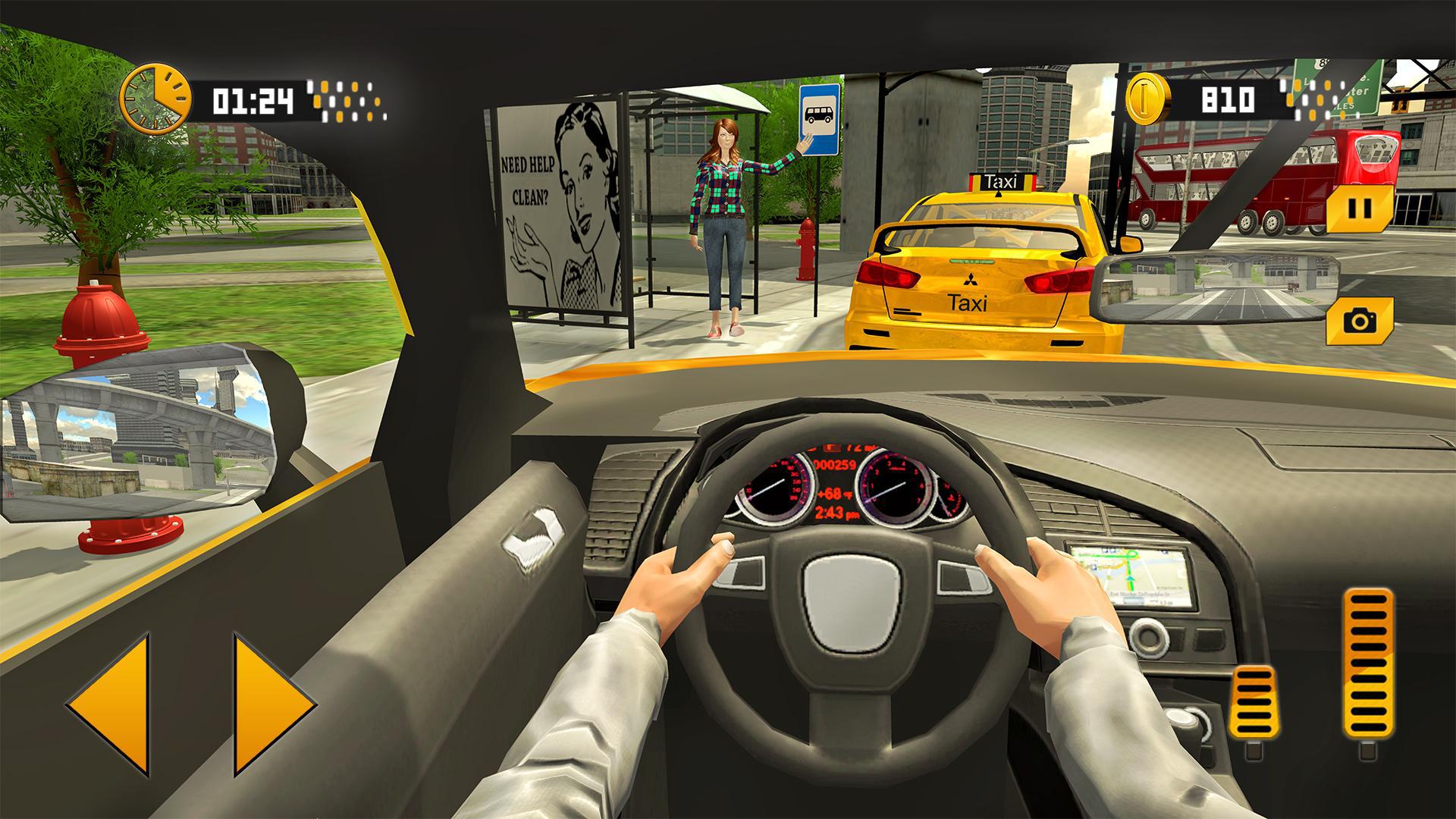 Taxi Driving Simulator Real Taxi Driver_截图_5