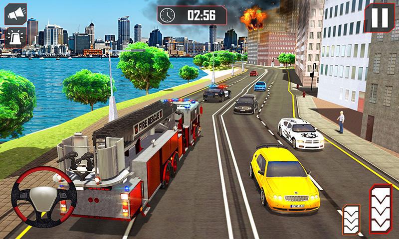 消防车驾驶救援911消防车游戏