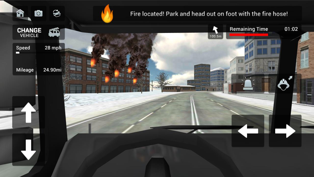 Fire Truck Rescue Simulator_截图_4