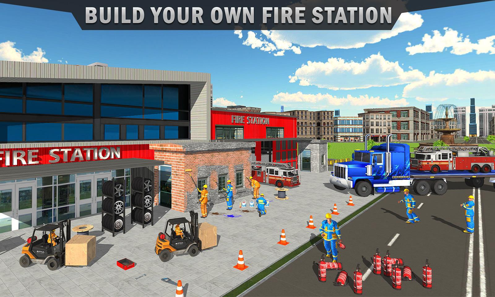 消防队员 卡车 模拟器： 拯救 游戏