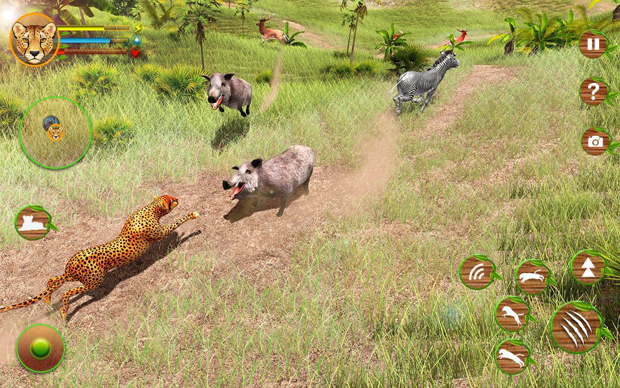 Cheetah Attack Simulator 3D Game Cheetah Sim_截图_3