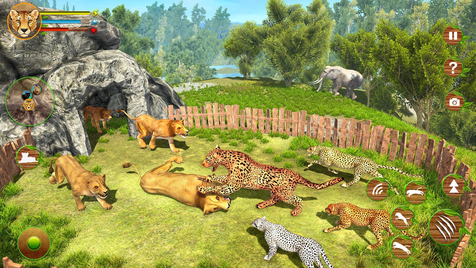 Cheetah Attack Simulator 3D Game Cheetah Sim_截图_5