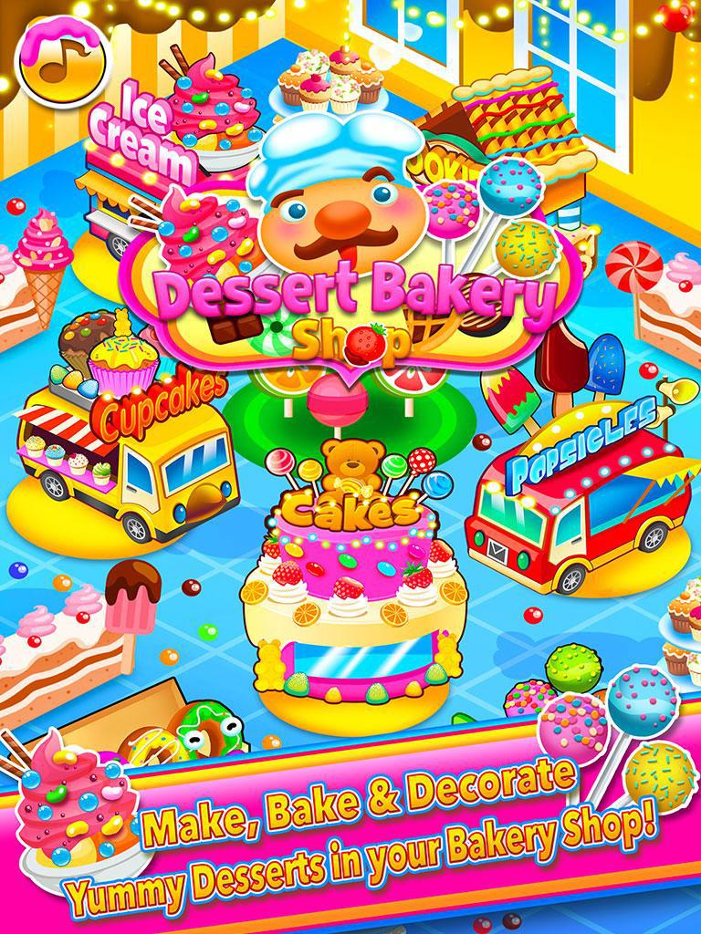 Candy Dessert Bakery Store - Make & Cook Bake Game